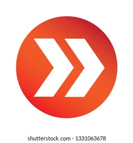 simple arrow sign icon