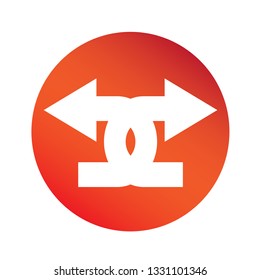 simple arrow sign icon 