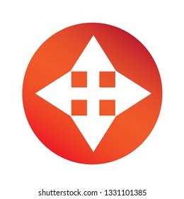 simple arrow sign icon 