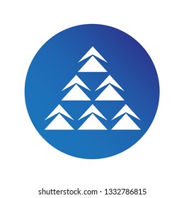 simple arrow sign icon
