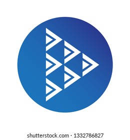 simple arrow sign icon