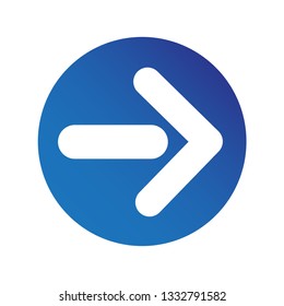 simple arrow sign icon