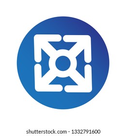 simple arrow sign icon