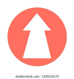 simple arrow sign icon