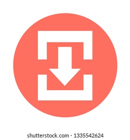 simple arrow sign icon