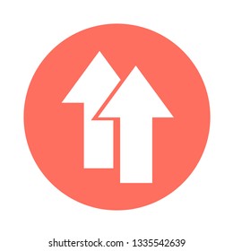 simple arrow sign icon