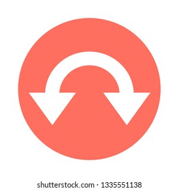 simple arrow sign icon