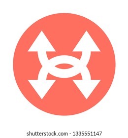 simple arrow sign icon