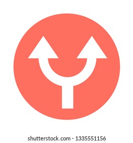 simple arrow sign icon