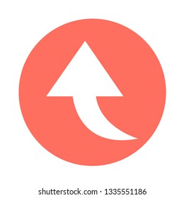 simple arrow sign icon