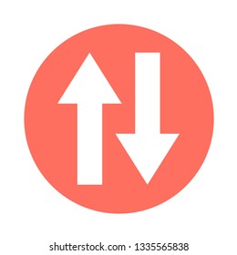 simple arrow sign icon