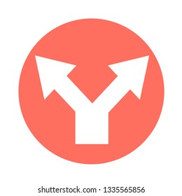 simple arrow sign icon