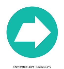 simple arrow sign icon