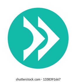 simple arrow sign icon