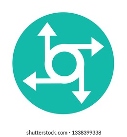 simple arrow sign icon