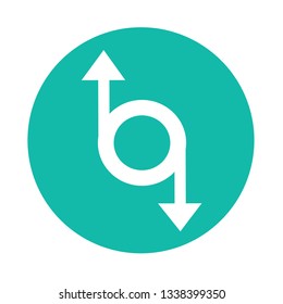 simple arrow sign icon