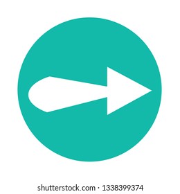 simple arrow sign icon