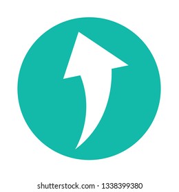 simple arrow sign icon