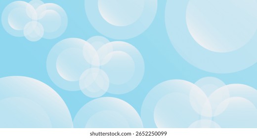 Simple art nice background geometric modern minimalist blue background. circle overlaping. modern EPS 10