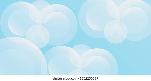 Simple art nice background modern minimalist blue background. circle overlaping. modern EPS 10
