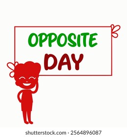 Simple Art for Opposite Day
