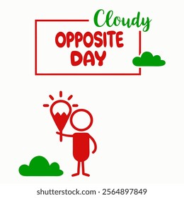 Simple Art for Opposite Day