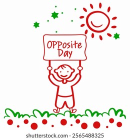 Simple Art for Opposite Day  - Powered by Shutterstock - Get 15% off with code: PIKWIZARD15