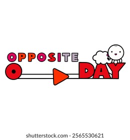 Simple Art for Opposite Day 