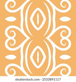 SIMPLE ART seamless batik dayak square pattern background design