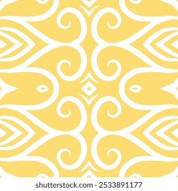 SIMPLE ART seamless batik dayak square pattern background design