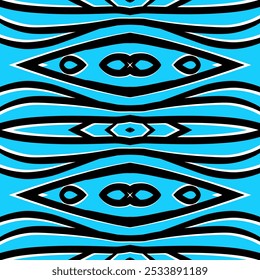 ARTE SIMPLE diseño de fondo de patrón cuadrado de batik dayak sin fisuras