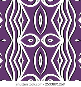 ARTE SIMPLE diseño de fondo de patrón cuadrado de batik dayak sin fisuras