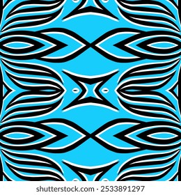 SIMPLE ART seamless batik dayak square pattern background design