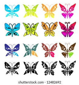 Simple Artistic Butterflies