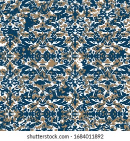 Simple artistic floral classical, seamless   damask pattern in vector. Luxury old fashioned ornament, royal victorian texture for wallpapers, textile, wrapping. Exquisite floral baroque template