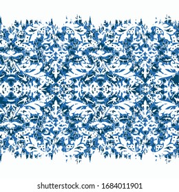Simple artistic floral classical, seamless   damask pattern in vector. Luxury old fashioned ornament, royal victorian texture for wallpapers, textile, wrapping. Exquisite floral baroque template
