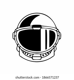 simple astronaut logo of the highest quality