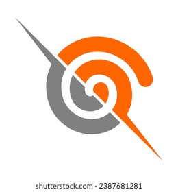 logotipo abstracto simple y atractivo