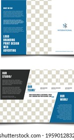 Simple attractive corporate brochure template