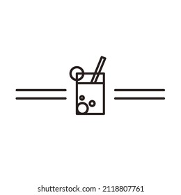 Simple and attractive drink logo for beverage product identity