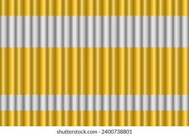 A simple and attractive image of a striped pattern in yellow and gray colors.