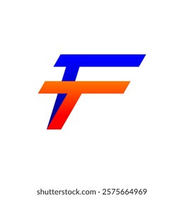 Simple and attractive letter F logo