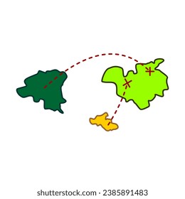 Simple and attractive map images