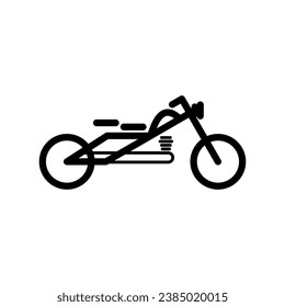 Simple and attractive motorbike vector
