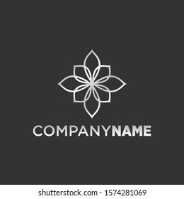 simple but attractive ornament like flower Image graphic icon logo design abstract concept vector stock. Can be used as a symbol associated with motif or art.