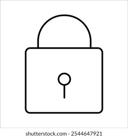 A simple and attractive padlock with a unique shape