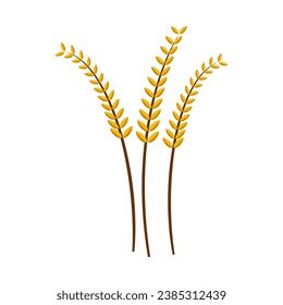 Simple and attractive rice vector