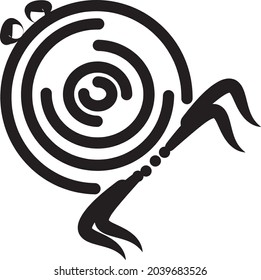 Simple but attractive spider web logo
