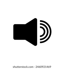 simple audio speaker - vector icon