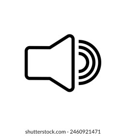 simple audio speaker - vector icon